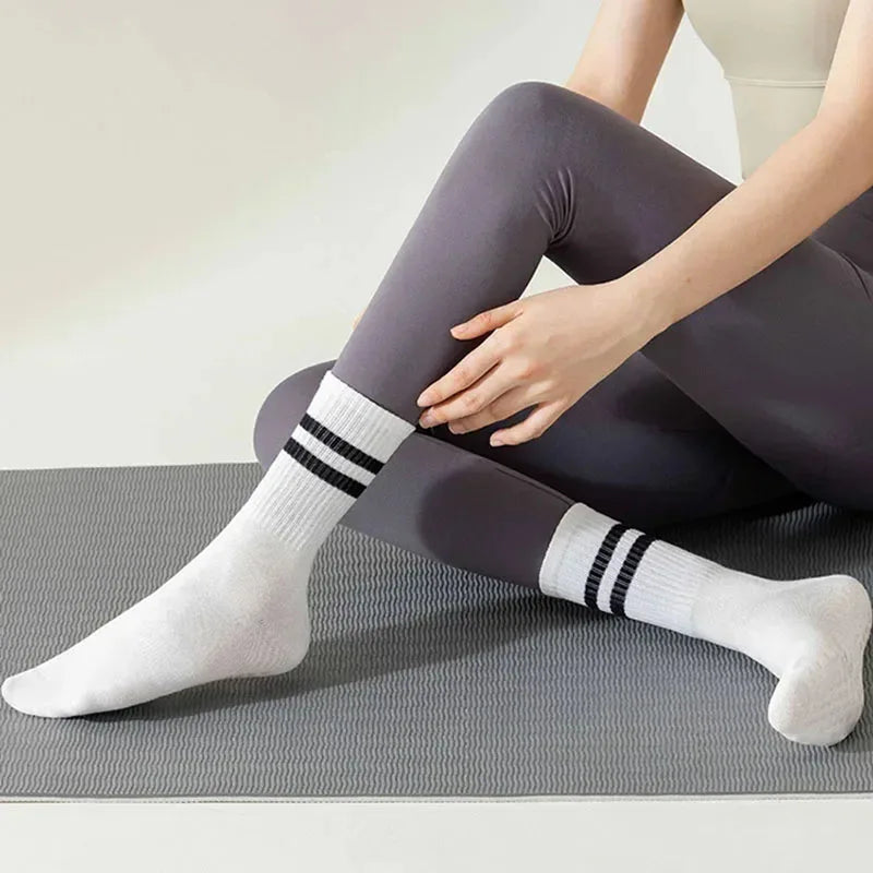 3-Pair Pilates Anti Slip Silicone Floor Socks